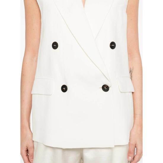 26SS 막스마라 스튜디오 베스트 MSTAIA 307 015 WHITE - MAX MARA STUDIO