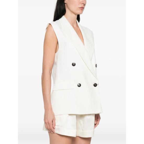 26SS 막스마라 스튜디오 베스트 MSTAIA 307 015 WHITE - MAX MARA STUDIO