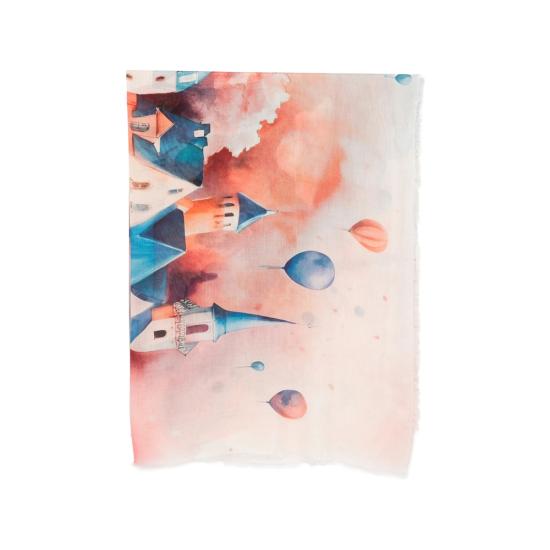 26SS 다니엘로 머플러/스카프 PERLA 7033 PINK BLUE