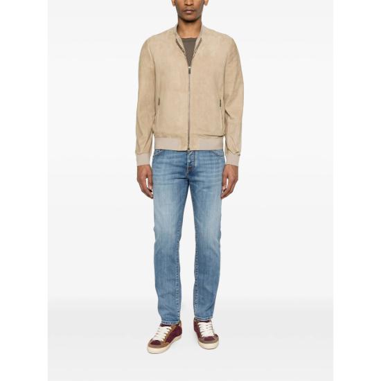 26SS 살바토레 산토로 가죽 자켓 50653 U BEIGE NEUTRALS - SALVATORE SANTORO