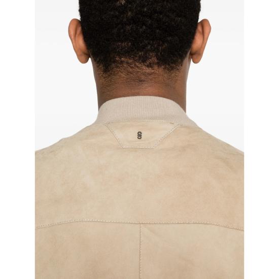 26SS 살바토레 산토로 가죽 자켓 50653 U BEIGE NEUTRALS - SALVATORE SANTORO