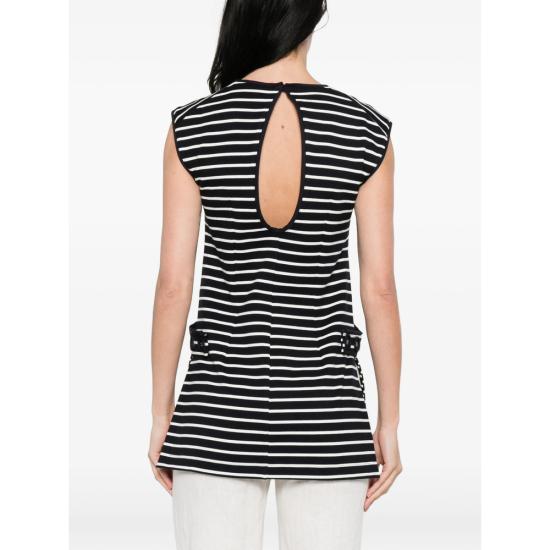 26SS 씨페러 민소매 티셔츠 SWT0052 TJS0010 5300 BLUE WHITE - THE SEAFARER