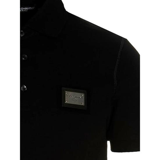 26SS 돌체앤가바나 폴로 티셔츠 G8PL4T G791D N0000 BLACK - DOLCE & GABBANA