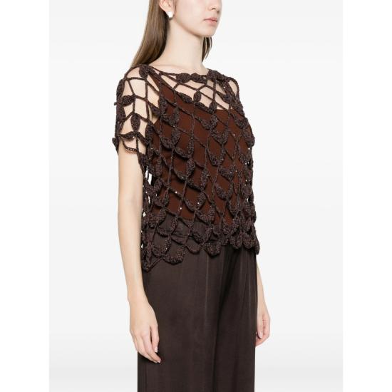 26SS 안토넬리 피렌체 베스트 41787Q SAPONARIA B6 BROWN - ANTONELLI FIRENZE