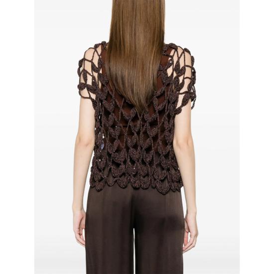 26SS 안토넬리 피렌체 베스트 41787Q SAPONARIA B6 BROWN - ANTONELLI FIRENZE