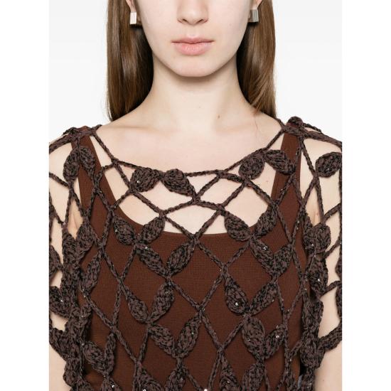 26SS 안토넬리 피렌체 베스트 41787Q SAPONARIA B6 BROWN - ANTONELLI FIRENZE