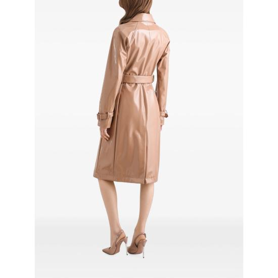26SS 돌체앤가바나 코티드 팍스 레더 트렌치 코트 F0W3WT FUSW7 M0179 - DOLCE & GABBANA