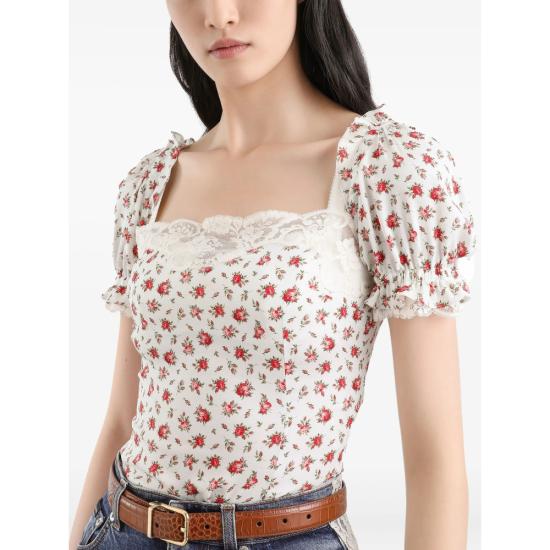 26SS 돌체앤가바나 블라우스 F7BK1T FSA79 HA5XJ WHITE - DOLCE & GABBANA