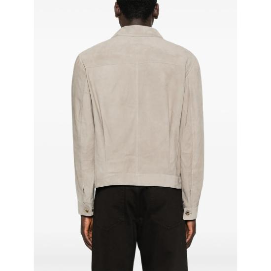 26SS 브루넬로 쿠치넬리 가죽 자켓 MPCFN2064 C8087 NEUTRALS - BRUNELLO CUCINELLI