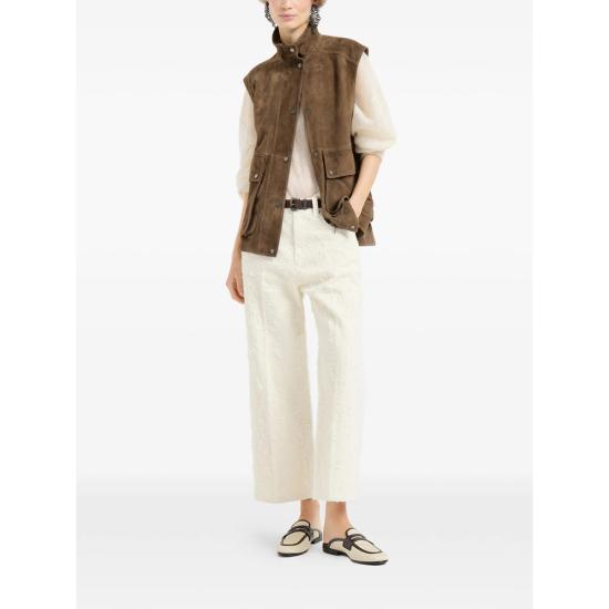 26SS 브루넬로 쿠치넬리 베스트 MPCAI7972 C8921 BROWN - BRUNELLO CUCINELLI