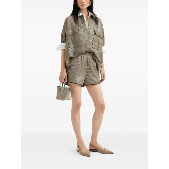 26SS 브루넬로 쿠치넬리 셔츠 MPSHY7956 C8850 GREEN - BRUNELLO CUCINELLI