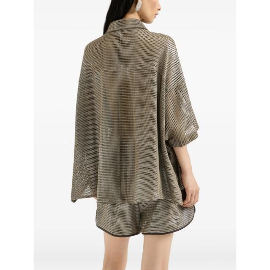 26SS 브루넬로 쿠치넬리 셔츠 MPSHY7956 C8850 GREEN - BRUNELLO CUCINELLI