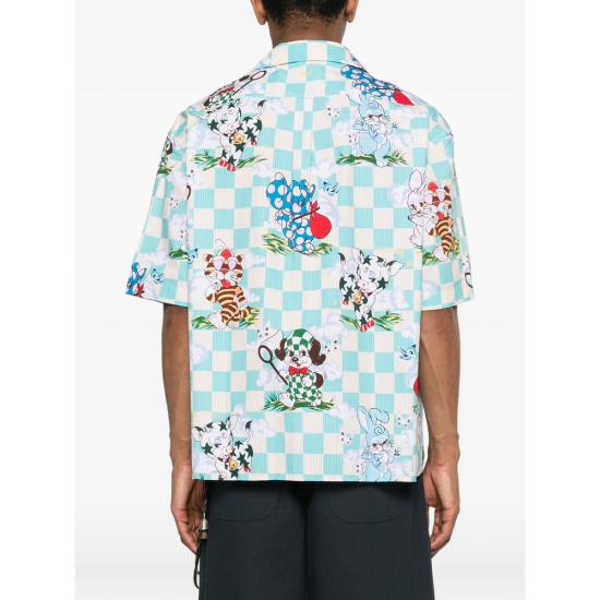 26SS 겐조 셔츠 FG55CH1359T2 60 BLUE WHITE - KENZO