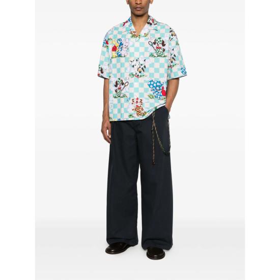 26SS 겐조 셔츠 FG55CH1359T2 60 BLUE WHITE - KENZO