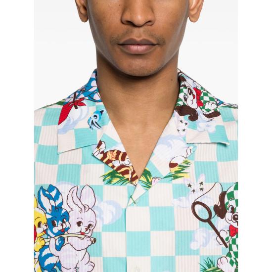 26SS 겐조 셔츠 FG55CH1359T2 60 BLUE WHITE - KENZO