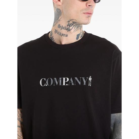 26SS 씨피 컴퍼니 탑 MTS085A00 5100W 999 BLACK - C.P. COMPANY