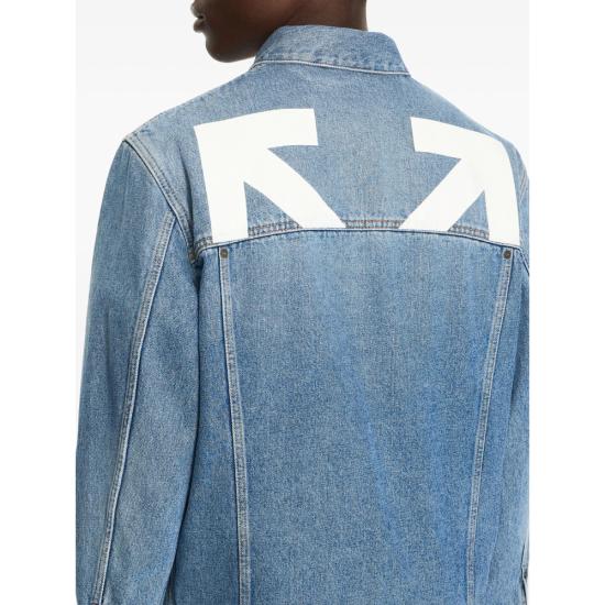 26SS 오프화이트 데님 자켓 44MYE09QS26 D002 400 BLUE - OFF WHITE
