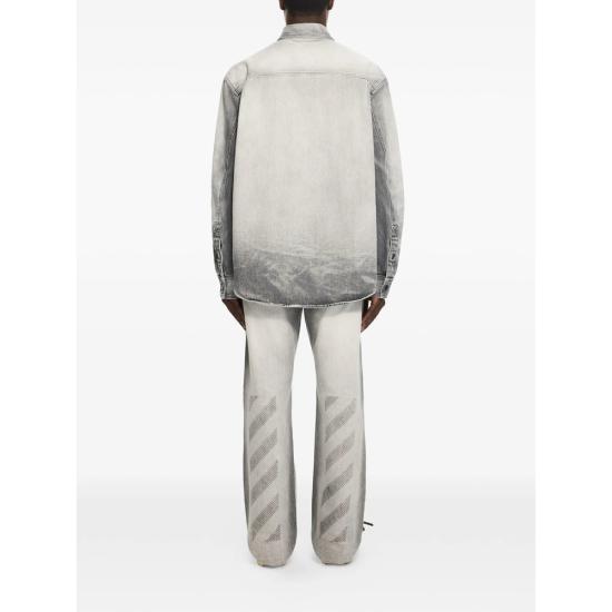 26SS 오프화이트 데님 자켓 44MYD05VS26 D003 020 GREY - OFF WHITE