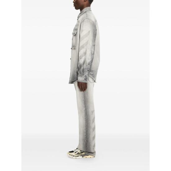 26SS 오프화이트 데님 자켓 44MYD05VS26 D003 020 GREY - OFF WHITE