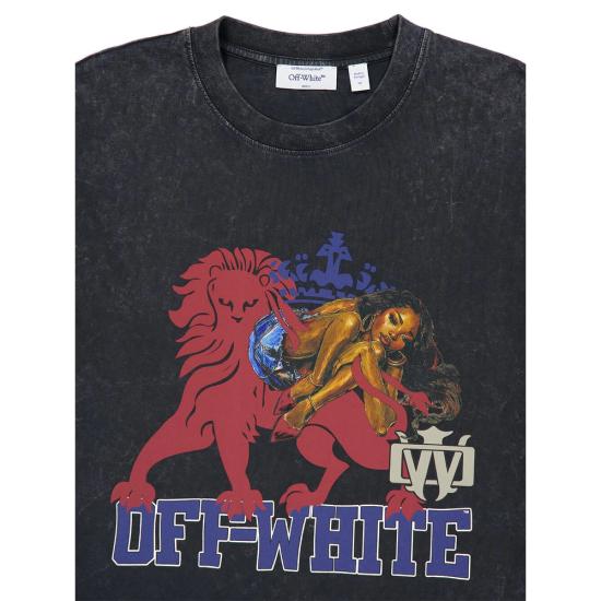 26SS 오프화이트 탑 44MAA120S26 J005 001 BLACK - OFF WHITE