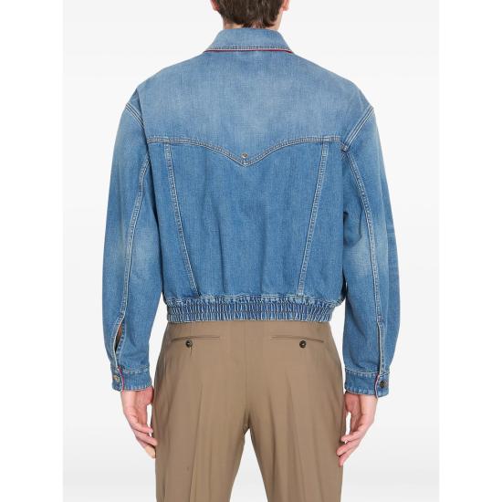 26SS 베르사체 데님 자켓 1A17466 1024483 1D800 BLUE - VERSACE