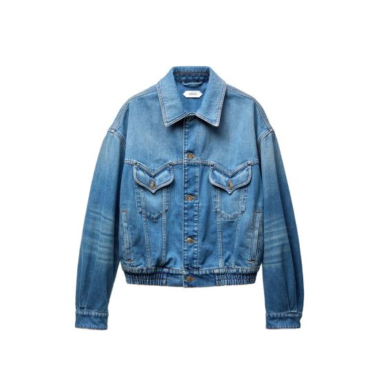 26SS 베르사체 데님 자켓 1A17466 1024483 1D800 BLUE