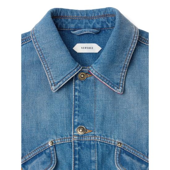 26SS 베르사체 데님 자켓 1A17466 1024483 1D800 BLUE - VERSACE