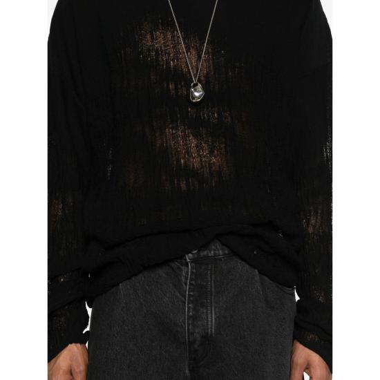 26SS 이자벨베네나토 니트웨어 UK21S26 01 BLACK - ISABEL BENENATO