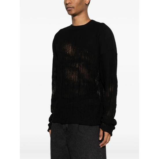 26SS 이자벨베네나토 니트웨어 UK21S26 01 BLACK - ISABEL BENENATO