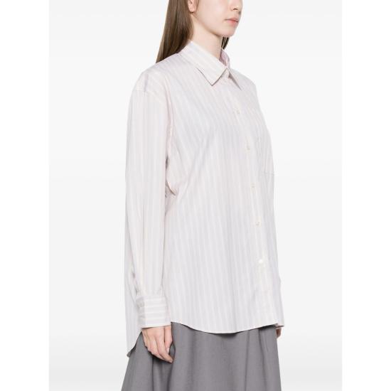 26SS 쉐르 셔츠 CHE0893 CARLOTTA ORAGR WHITE - SOEUR