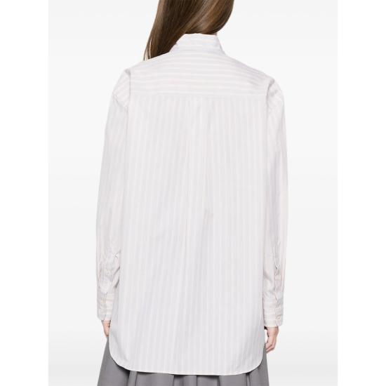 26SS 쉐르 셔츠 CHE0893 CARLOTTA ORAGR WHITE - SOEUR