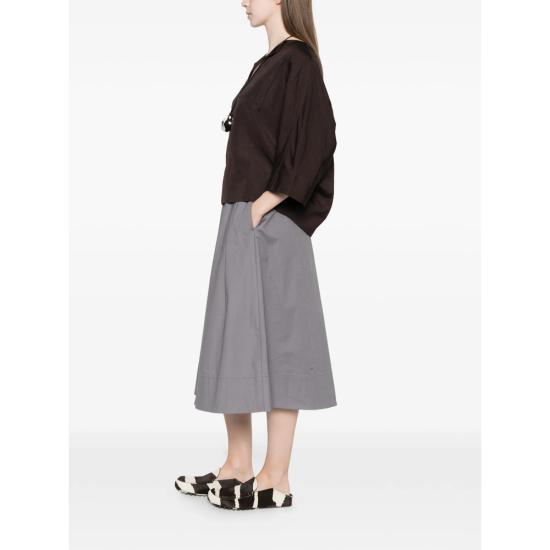 26SS 쉐르 블라우스 CHE0686 ILONA CHARB BROWN - SOEUR