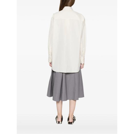 26SS 쉐르 셔츠 CHE0892 CARLOTTA JAECR YELLOW WHITE - SOEUR