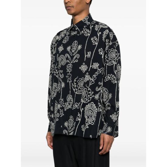 26SS 조르지오 아르마니 셔츠 TE20939 GM003503 MB031 BLACK WHITE - GIORGIO ARMANI