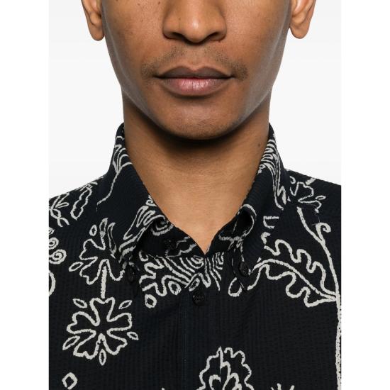 26SS 조르지오 아르마니 셔츠 TE20939 GM003503 MB031 BLACK WHITE - GIORGIO ARMANI