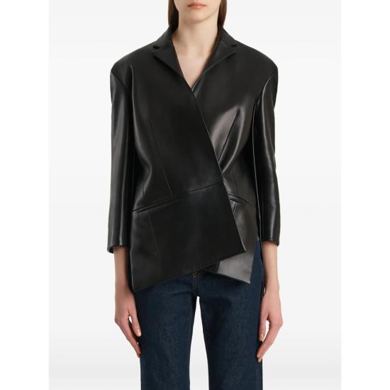 26SS 케이트 가죽 자켓 62311012 L1012 200 BLACK - KHAITE