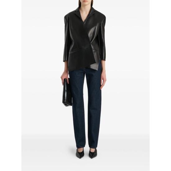 26SS 케이트 가죽 자켓 62311012 L1012 200 BLACK - KHAITE