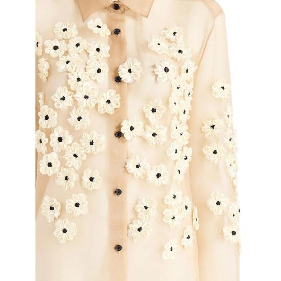 26SS 케이트 셔츠 2477343 W343 681 NEUTRALS WHITE - KHAITE