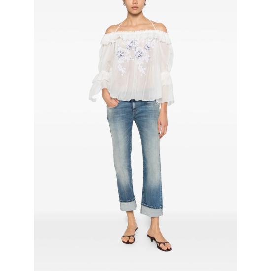 26SS 에르마노 설비노 블라우스 D484K615XYR R4806 WHITE - ERMANNO SCERVINO