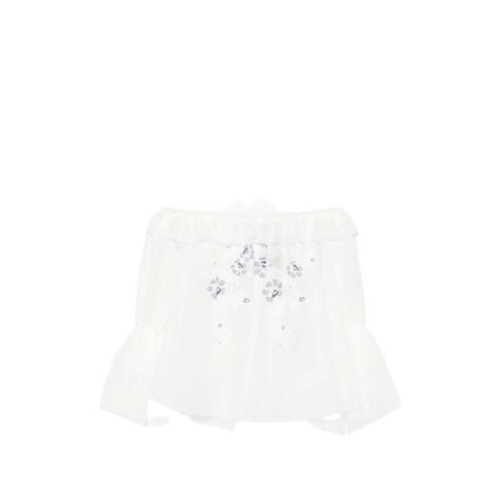 26SS 에르마노 설비노 블라우스 D484K615XYR R4806 WHITE