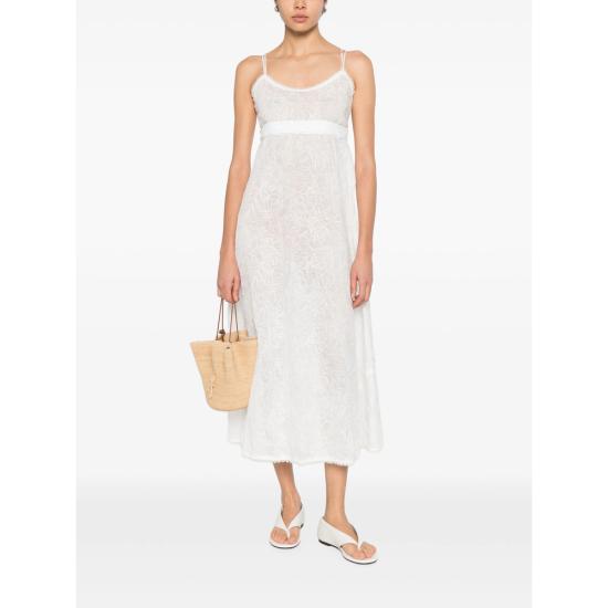 26SS 에르마노 설비노 원피스 D484Q711RXG 10602 WHITE - ERMANNO SCERVINO