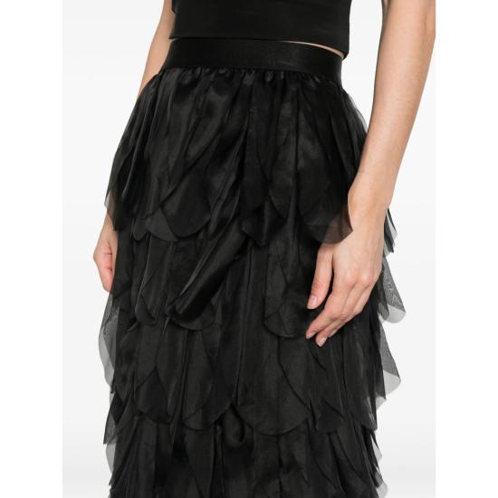 26SS 막스마라 롱 스커트 MXSROMANA 030 012 BLACK - MAX MARA