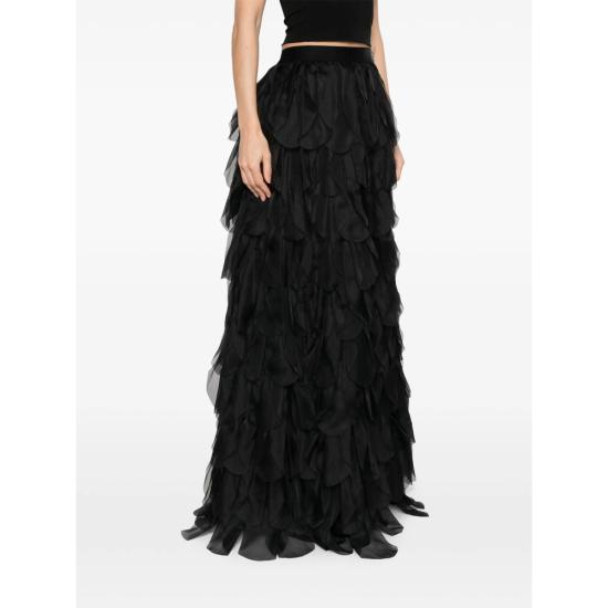26SS 막스마라 롱 스커트 MXSROMANA 030 012 BLACK - MAX MARA