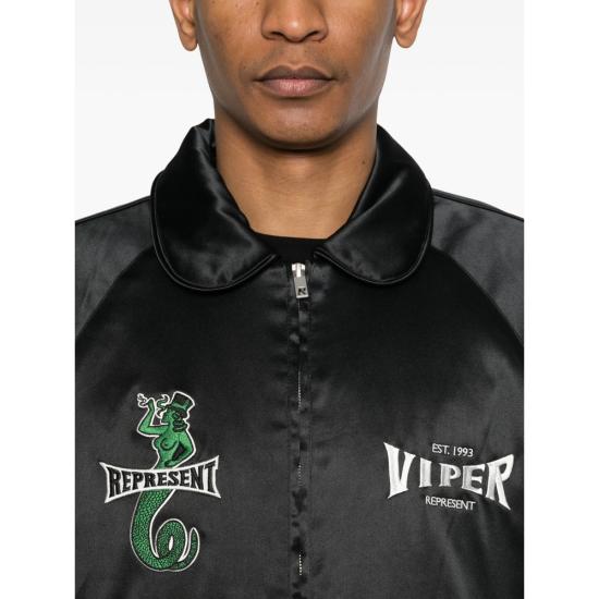 26SS 리프레젠트 봄버 자켓 MLM100539 01 BLACK - REPRESENT