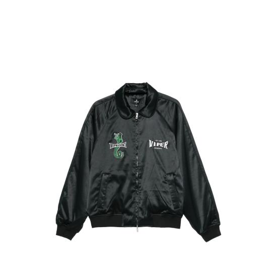 26SS 리프레젠트 봄버 자켓 MLM100539 01 BLACK