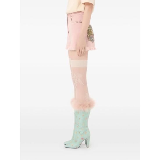 26SS 발렌티노 가라바니 데님 숏팬츠 8B3DDB8S9Y9 O45 PINK - VALENTINO GARAVANI