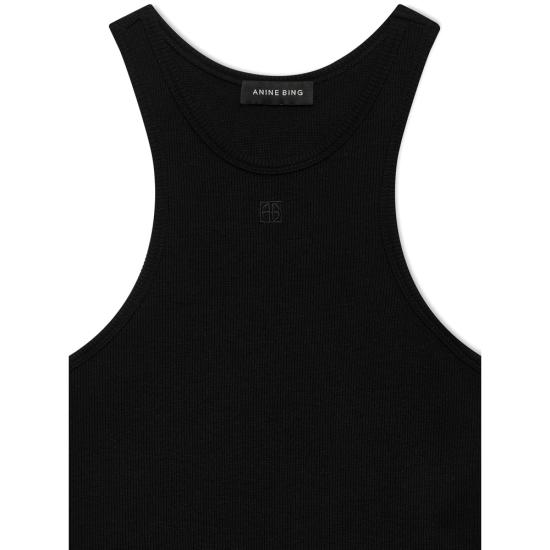 26SS 애니빙 민소매 티셔츠 A 08 12206 IVY42 BLACK - ANINE BING
