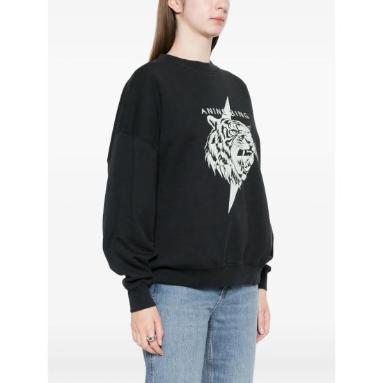 26SS 애니빙 긴팔 티셔츠 A 08 12512 VTG3 BLACK - ANINE BING