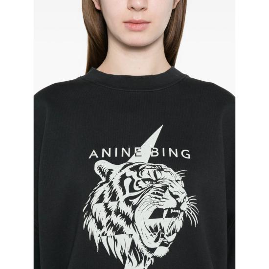 26SS 애니빙 긴팔 티셔츠 A 08 12512 VTG3 BLACK - ANINE BING