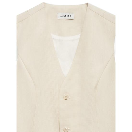 26SS 애니빙 베스트 A 01 12175 WHT02 NEUTRALS - ANINE BING